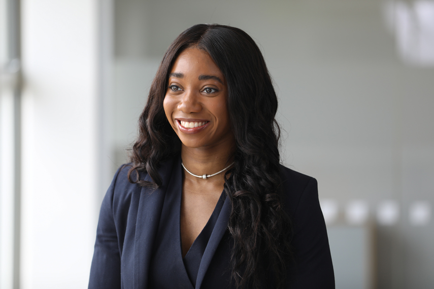female photographer for business portraits in the London office